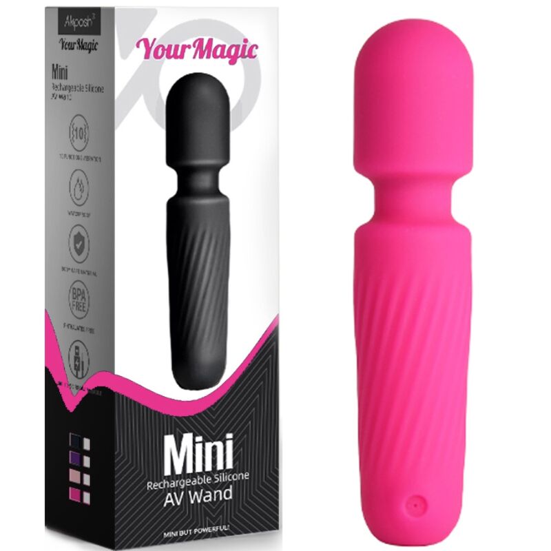 Armony - Your Magic Massager Vibrator Rechargeable 10 Vibrations Pink - Image 4