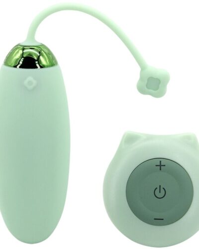 Armony - Kitty Fun Egg Vibrator Remote Control 10 Vibrations Green