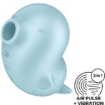 Satisfyer - Sassy Seal Stimulator  Vibrator Blue