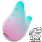 Satisfyer - Mermaid Vibes Stimulator  Vibrator Mint And Pink