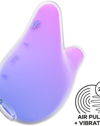 Satisfyer - Mermaid Vibes Stimulator  Vibrator Violet And Pink