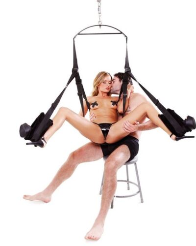 Fetish Fantasy Series - Spining Fantasy Swing Black