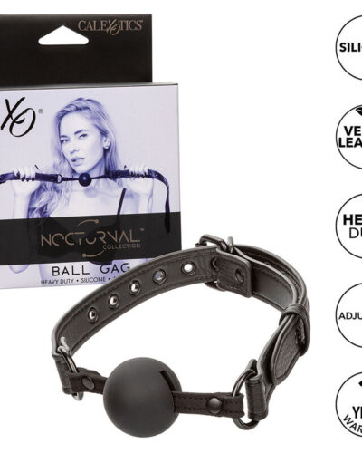 Calexotics - Nocturnal Ball Gag Silicone Black