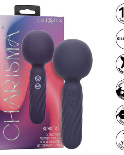 Calexotics - Charisma Seduction Massager 12 Functions 17.75 cm X 6.25 cm Purple