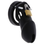 Hidden Desire - Extreme Chastity Cock Cage Silicone Size L Black