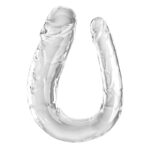 King Cock - Double Trouble Double Dildo 44 cm Clear