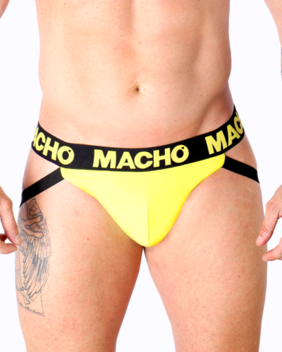 Macho - Mx25A Jock Lycra Yellow Xl