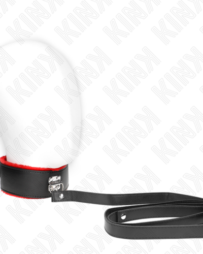 Kink - Necklace With Belt 116 cm With Red Leather Strap Adjustable 40-48 cm X 6 cm
