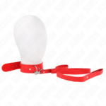 Kink - Necklace With Belt 116 cm Rojo Strap Adjustable 32-50 cm X 8 cm