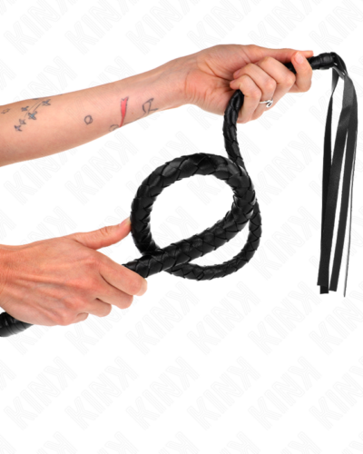 Kink - Long Whip With Beads 110 cm