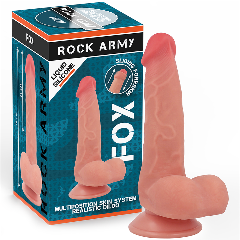 Rockarmy - Liquid Silicone Fox 19 cm -O- 3.2 cm