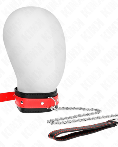 Kink - Necklace With Red Strap 65 cm Ajustable 36-43 cm X 5 cm