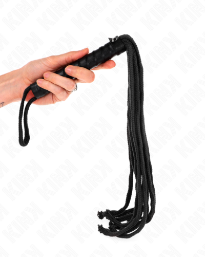 Kink - Black Rope Whip 56 cm