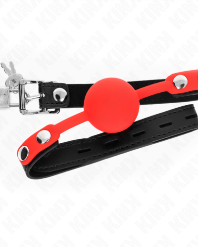 Kink - Silicone Ball 4 cm Gag With Lock 60 X 2 cm