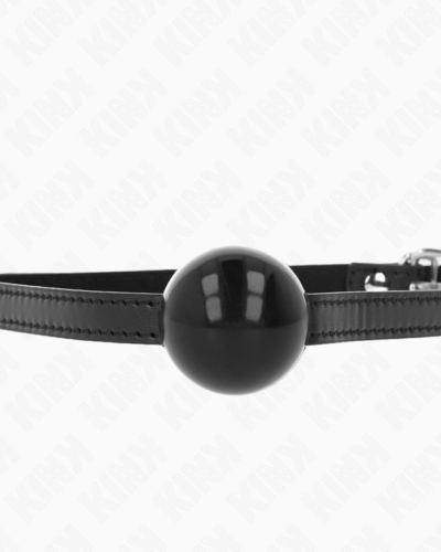 Kink - Black Single Solid Ball 4 cm Gag 65 X 1.5 cm
