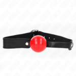 Kink - Soft TPE Ball 4 cm Gag Model 1 66 X 2.5 cm Adjustable 41-61 cm