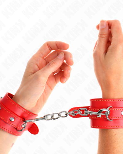 Kink - Thin Wrist Restraints Red Adjustable 21-33 cm