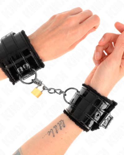 Kink - Light Wrist Restraints With A Copper Lock Adjusable 17-29 cm X 5.5 cm