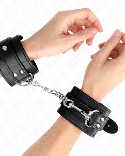 Kink - Simple Wrist Restraints Black Adjustable 20-23 cm X 5.5 cm