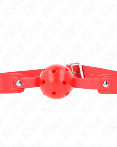 Kink - Red Breathable Ball 4.5 cm Gag 65 X 2.5 cm