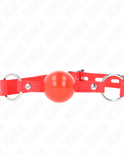 Kink - TPE Ball 4 cm Gag With Rojo Lock 60 X 2 cm