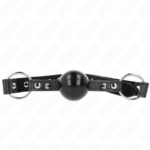 Kink - Ball 4 cm Gag With Tip Rivet And Snap Lock 65 X 2 cm