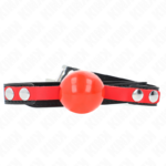 Kink - Soft TPE Ball 4 cm Gag Model 4 60 X 2 cm Adjustable 37-52 cm