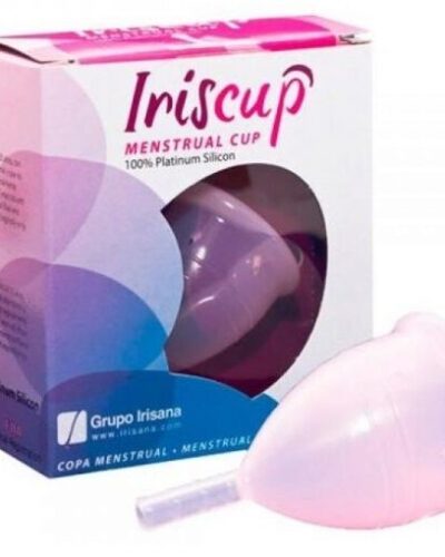 Iriscup - Large Pink Month Cup + Free Sterilizer Bag