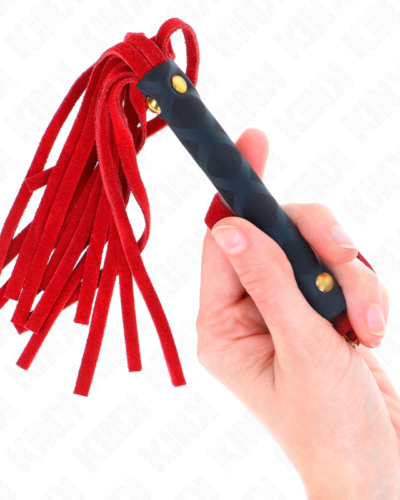 Kink - Red Suede Mini Whip 30 cm