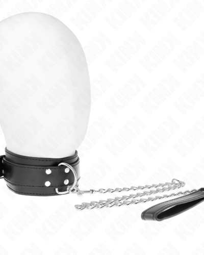 Kink - Necklace With Strap 65 cm Silver Buckles Adjustable 33-46 cm X 5.5 cm
