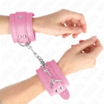 Kink - Simple Wrist Restraints Pink Adjustable 20-23 cm X 5.5 cm