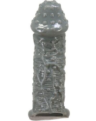Pretty Love - Realistic Penis Enlarger And Delay Sleeve Model 2 Grey
