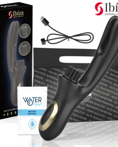 Ibiza - Hi-Tech Rabitt Brushing Multi-Cell Clitorial And Double Wave Vibrator