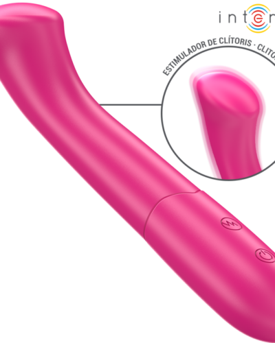 Intense - Paty Vibrator 19 cm Flexible 10 Vibrations Model 2 Pink