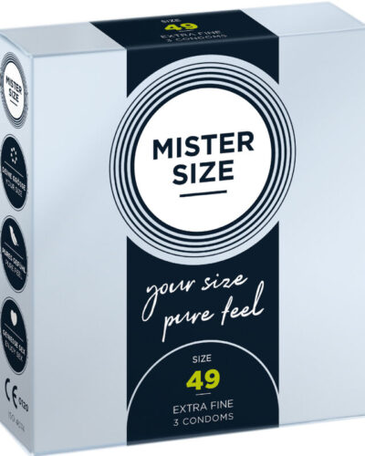 Mister Size - Condom Size S 49 mm (3 Units)