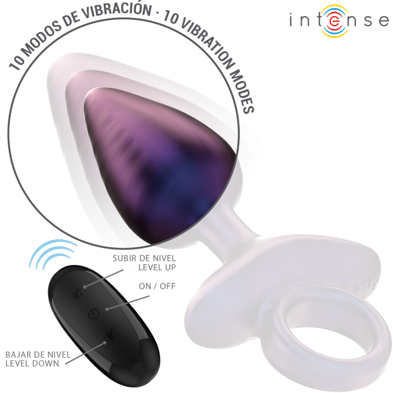 Intense - Michael Vibrating Anal Plug Model 2 Remote Control - Image 4