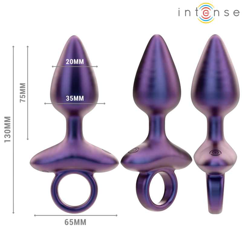 Intense - Michael Vibrating Anal Plug Model 2 Remote Control - Image 3