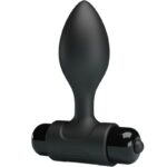 Pretty Love - Vibra Butt 10 Vibrations Anal Plug Black