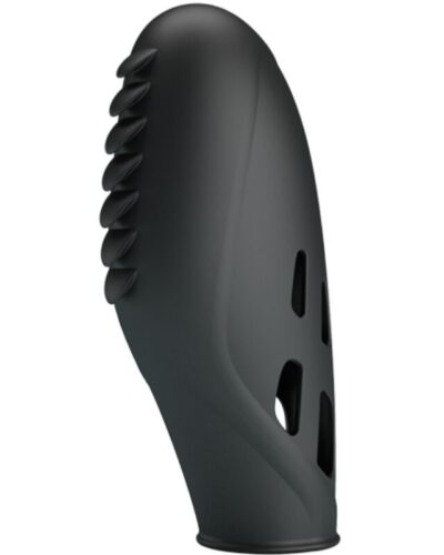 Pretty Love - Gilo Silicone Finger Vibrator Black