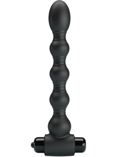 Pretty Love - Lynn Silicone Anal Plug 10 Vibrations Black