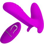 Pretty Love - Massager  Vibrator 12 Vibrations Remote Control Purple