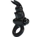 Pretty Love - Exciting Ring Rabbit Vibrator Ring 10 Vibrations Black