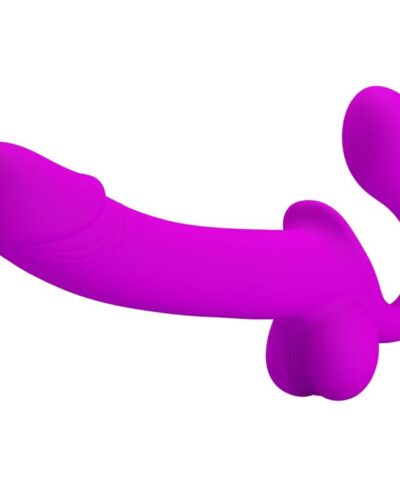 Pretty Love - Kelpie Double Strap-On Stimulator Purple