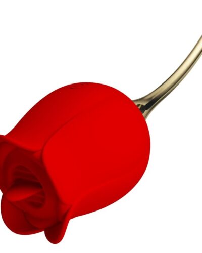 Pretty Love - Rose Lover Rose Clitoris Stimulator 12 Vibrations Red