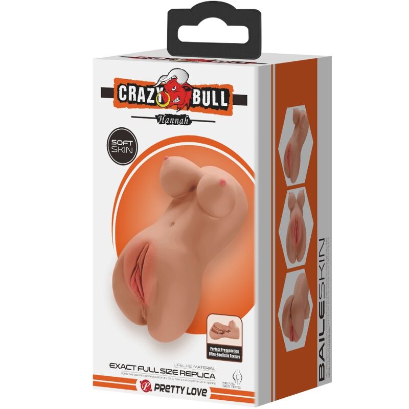 Crazy Bull - Hannah Double Masturbator Vagina Anus Realistic Mulatto - Image 5
