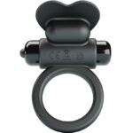 Pretty Love - Debonaire Vibrating Ring Rabbit 10 Vibrations Black