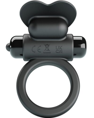 Pretty Love - Debonaire Vibrating Ring Rabbit 10 Vibrations Black