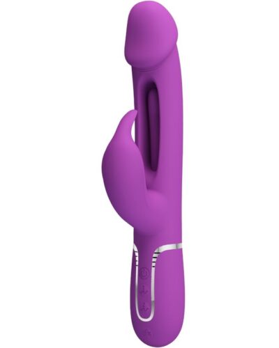 Pretty Love - Kampas 3 In 1 Multifunction Rabbit Vibrator  Purple