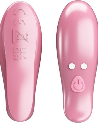 Pretty Love - Cailey Nipple Clamps 10 Vibrations Remote Control Pink