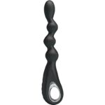 Pretty Love - Federer Anal Vibrator 12 Vibrations Black